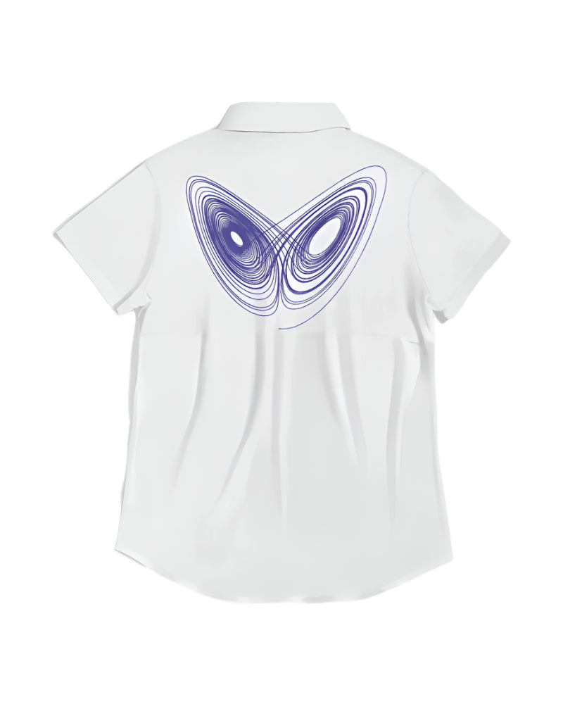 Le Chaos Crop Short-Sleeve Button-Up